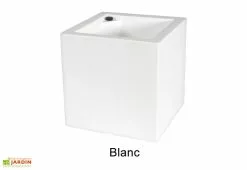 Farmet New Jardinière Carrée En Polyéthylène Atlantis 50 Cm (pls Coloris) -Jardinage Soldes jardiniere plastique rotomoule double paroi 49cm couleurs 2