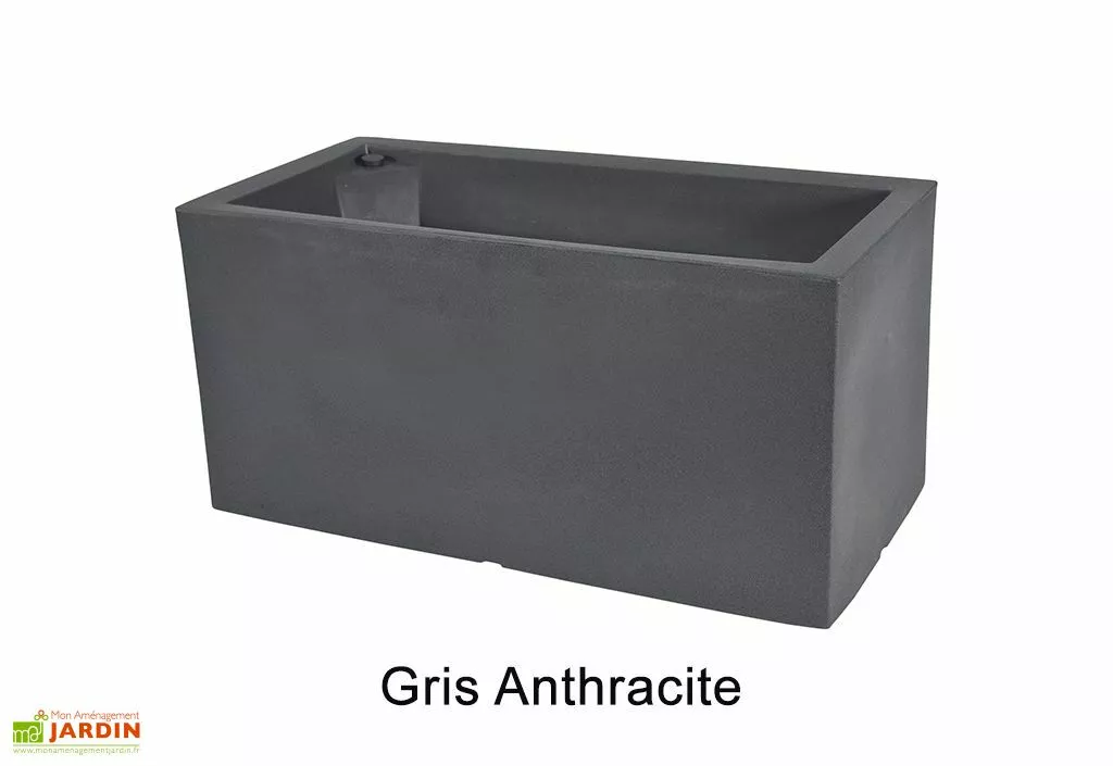 Farmet New Jardinière Rectangulaire En Polyéthylène Atlantis 80 Cm (pls Coloris) 5 Farmet New Jardinière Rectangulaire En Polyéthylène Atlantis 80 Cm (pls Coloris) – Image 3