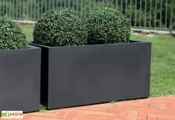 Farmet New Jardinière Rectangulaire En Polyéthylène Atlantis 80 Cm (pls Coloris)