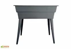 Jardinière Calipso Maxi Basic 40L + Pieds Amovibles – Grise