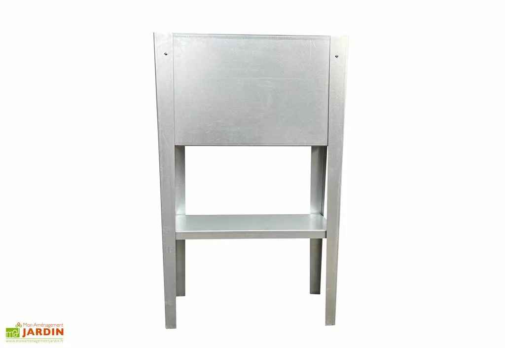 LP Design Jardinière Potager Sur Pieds En Acier Galvanisé - 50 X 20 X 80 Cm – Bords Droits 4 LP Design Jardinière Potager Sur Pieds En Acier Galvanisé - 50 X 20 X 80 Cm – Bords Droits – Image 2