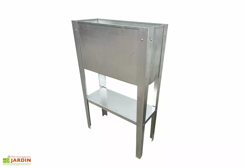 LP Design Jardinière Potager Sur Pieds En Acier Galvanisé - 50 X 20 X 80 Cm – Bords Droits 3 LP Design Jardinière Potager Sur Pieds En Acier Galvanisé - 50 X 20 X 80 Cm – Bords Droits