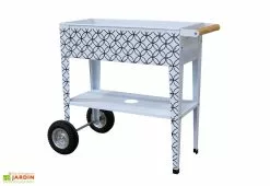 Herstera Garden Potager Sur Pieds En Acier Avec Roulettes – Barcelona