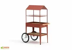 Herstera Garden Potager Sur Pieds Avec Roulettes Et Toit 75 X 65 X 150 Cm – Urban Expert