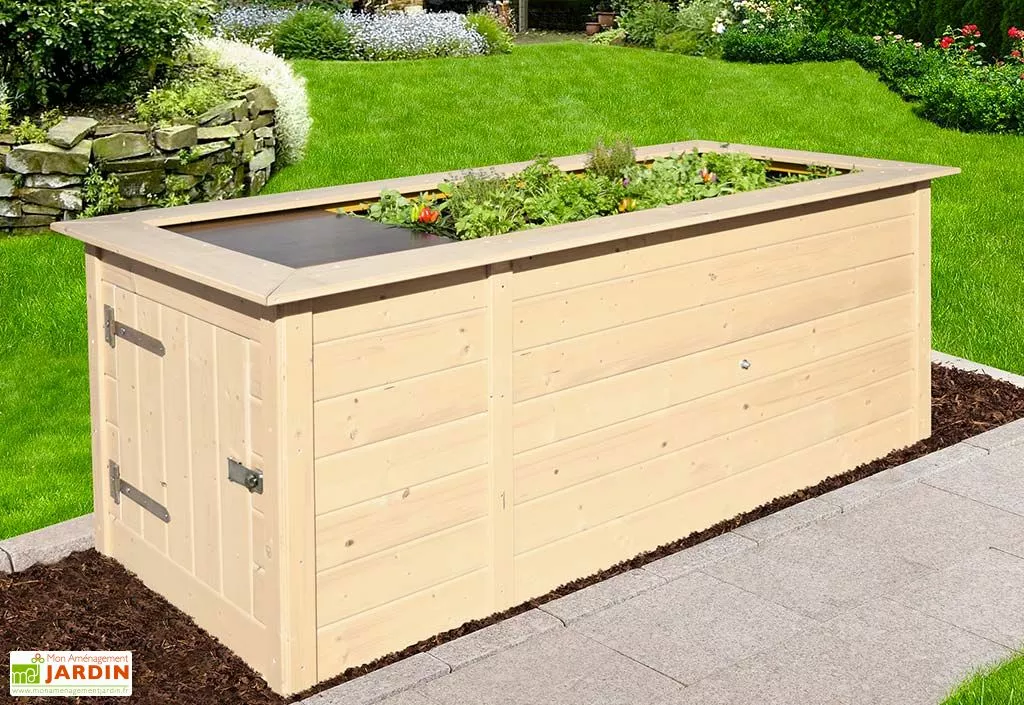 Jardinière Surélevée En Bois D’Épicéa Weka 205 X 79 Cm (4 Coloris) 3 Jardinière Surélevée En Bois D’Épicéa Weka 205 X 79 Cm (4 Coloris)