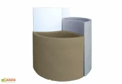 Farmet New Pot De Fleurs En Polyéthylène Petalo - Ø 50 X 50 Cm 12 Farmet New Pot De Fleurs En Polyéthylène Petalo - Ø 50 X 50 Cm -Jardinage Soldes jardiniere tabac gris blanc