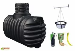Garantia Cuve Enterrée Kit Récupérateur D'Eau Compact Confort 4Rain 1600 L