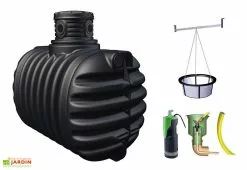 Garantia Cuve Enterrée Kit Récupérateur D'Eau Compact Confort 4Rain 2650 L