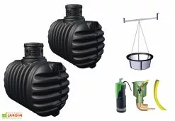 Garantia Cuve Enterrée Kit Récupérateur D'Eau Compact Confort 4Rain 5300 L