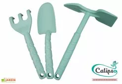 Calipso Kit Jardinage Pour Jardinière Et Carré Potager – 3 Outils -Jardinage Soldes kit outils vert 1