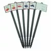 Mikado Lot De 6 Jalons Pour Semis Fruits Avec étiquettes – 45 Cm -Jardinage Soldes lot 6 jalons pour semis fruits