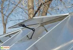 Canopia Serre De Jardin En Aluminium Et Polycarbonate Balance – Silver 2,44 M -Jardinage Soldes lucarne serre alu canopia 1