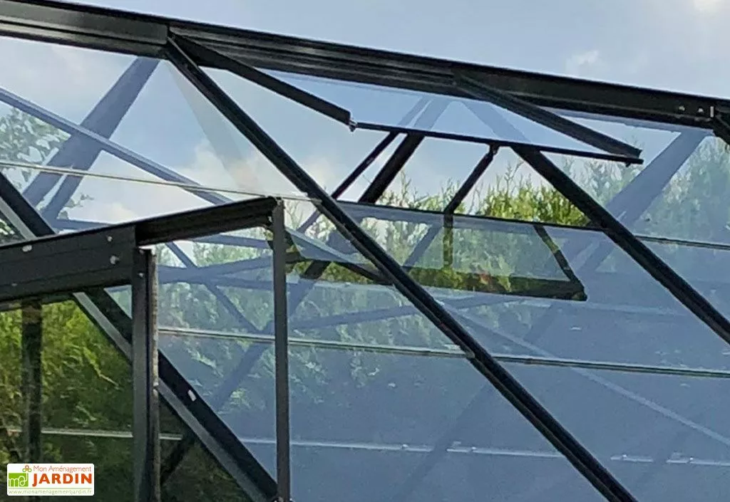 Lams Lucarne De Toit Pour Serre Natura - Gris 3 Lams Lucarne De Toit Pour Serre Natura - Gris