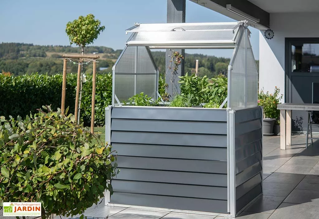 Westmann Mini Serre De Jardin Surélevée Avec Rangement – 1,2 X 1,2 M 3 Westmann Mini Serre De Jardin Surélevée Avec Rangement – 1,2 X 1,2 M
