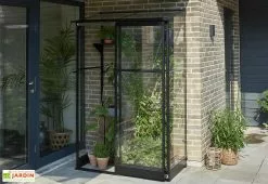 Halls Serre De Jardin Adossée En Verre Trempé Qube Lean-to 24 – 0,8 M²