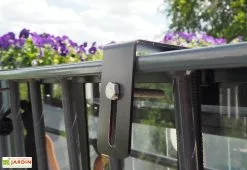 Mini Serre De Balcon En Verre Trempé – Juliana Balcony -Jardinage Soldes mini serre jardin verre trempe aluminium juliana balcony 4