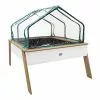 Axi Table De Culture En Bois De Hemlock + Bâche Plastique - 110 X 93 X 99 Cm -Jardinage Soldes mini serre surelevee bois blanc