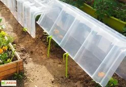 Modul'o Serre De Jardin Tunnel De Forçage : Bases + Embouts + Piquets (105 X 39 X 30 Cm) -Jardinage Soldes mini serre tunnel forcage mvi modulo 40 4