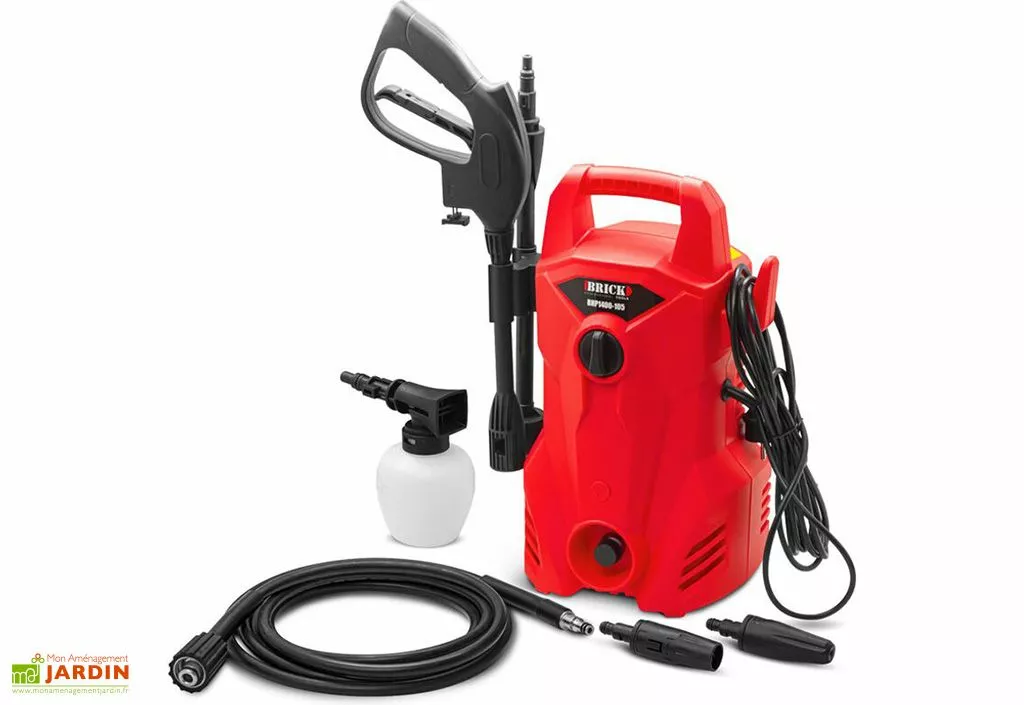 BRICK Nettoyeur Haute Pression électrique – 1400 W 4 BRICK Nettoyeur Haute Pression électrique – 1400 W – Image 2