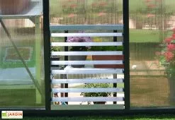 Lucarne Latérale Pour Serre De Jardin Argent Palram-Canopia -Jardinage Soldes ouverture lucarne paroi serre jardin palram canopia
