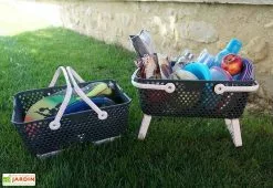 Paniers De Récolte Kajo 15L - 48 X 29 X 20 Cm (lot De 2) -Jardinage Soldes panier recolte kajo 15 rose pastel