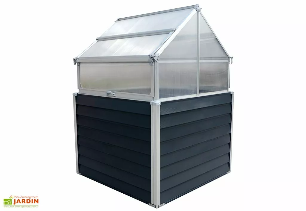 Westmann Mini Serre De Jardin Surélevée Avec Rangement – 1,2 X 1,2 M 4 Westmann Mini Serre De Jardin Surélevée Avec Rangement – 1,2 X 1,2 M – Image 2