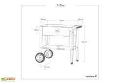 Herstera Garden Jardinière Sur Pieds En Acier Avec Roues – Barcelona Liso -Jardinage Soldes plan dimensions carre jardin