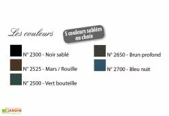 Lams Porte Supplémentaire Pour Serre Chambord Ou Versailles -Jardinage Soldes porte accessoire serre chambord ou versailles aluminium laque 5 coloris 1