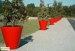 Green City Pot De Fleurs En Plastique Colors Open L Simple Ou Double Paroi (Ø120 X 120 Cm)