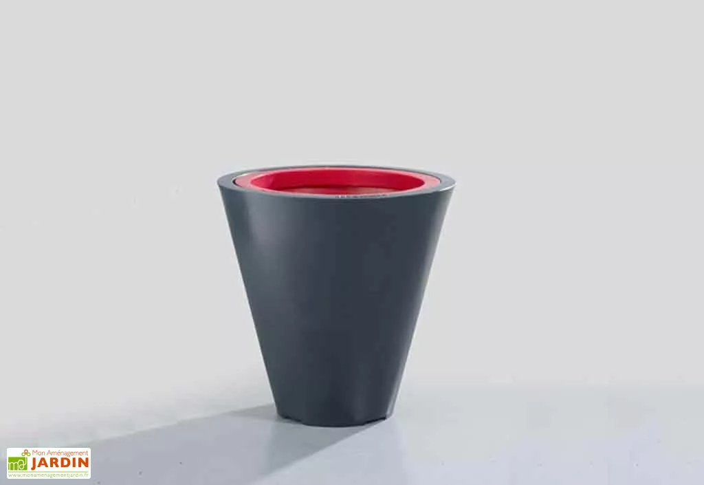 Green City Pot De Fleurs En Plastique Colors Open S Simple Ou Double Paroi (Ø60 X 60 Cm) 3 Green City Pot De Fleurs En Plastique Colors Open S Simple Ou Double Paroi (Ø60 X 60 Cm)