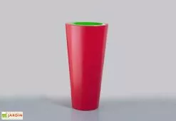 Green City Pot De Fleurs En Plastique Colors Up L Simple Ou Double Paroi (Ø60/39 X 120 Cm)