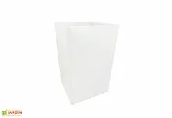 Plast'Up Pot De Fleurs Carré Suerte - 120 L -Jardinage Soldes pot de fleurs 120l blanc