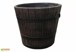 Roto Bac à Fleurs Polka 3 Dimensions : 35x31,5 Cm - 40x35,5 - 49,5x43,5