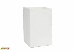 Farmet New Pot De Fleurs En Polyéthylène Atlantis – 30 X 30 X 47 Cm -Jardinage Soldes pot de fleurs blanc 4