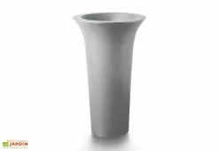 Farmet New Pot De Fleurs En Polyéthylène Flos – Ø 58 X 100 Cm -Jardinage Soldes pot de fleurs gris