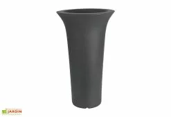 Farmet New Pot De Fleurs En Polyéthylène Flos – Ø 58 X 100 Cm -Jardinage Soldes pot de fleurs noir