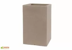 Farmet New Pot De Fleurs En Polyéthylène Atlantis – 30 X 30 X 47 Cm -Jardinage Soldes pot de fleurs tabac 3