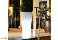 Farmet New Pot De Fleurs Lumineux Blanc Polyéthylène Hydra H85 Ø39