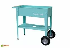 Herstera Garden Jardinière Sur Pieds En Acier Avec Roues – Barcelona Liso -Jardinage Soldes potager pieds jardiniere