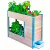Mon Petit Potager Potager Sur Pieds Balcomposteur Et Composteur Intégré – Bois Douglas -Jardinage Soldes potager urbain jardiniere bois composteur francais