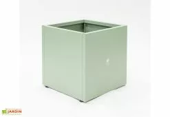 Herstera Garden Jardinière Cube Vert Cactus En Métal Thermolaqué – 50 X 50 X 50 Cm -Jardinage Soldes profil cube jardiniere hg08976105