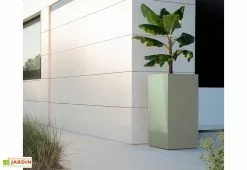 Herstera Garden Jardinière Haute En Métal Thermolaqué – 50 X 50 X 100 Cm -Jardinage Soldes profil pleinair jardiniere hg08977101