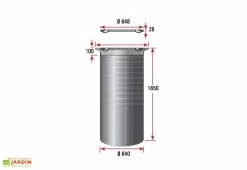 GreenLife Puits En Polyéthylène à Enterrer 500 L 5 GreenLife Puits En Polyéthylène à Enterrer 500 L -Jardinage Soldes puits polyethylene a enterrer plastique 500l 2