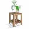 Jardipolys Range-Outils En Bois -Jardinage Soldes range outils bois 0100515