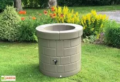 Plast'Up Récupérateur D’eau De Pluie Décoratif En Polyéthylène 340 L