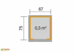 Weka Abri Pour Robot Tondeuse En Bois D’épicéa 78 X 86 X 61 Cm -Jardinage Soldes schema dimensions abri robot tondeuse bois