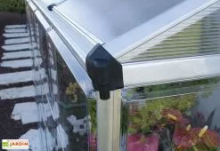 Canopia Serre Adossée En Aluminium Et Polycarbonate Lean To 3 M² -Jardinage Soldes serre adossee aluminium polycarbonate lean to 3 m 3