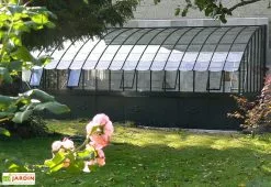 Lams Serre Adossée Ancienne En Aluminium Et Verre Trempé 4mm Chambord 605x280