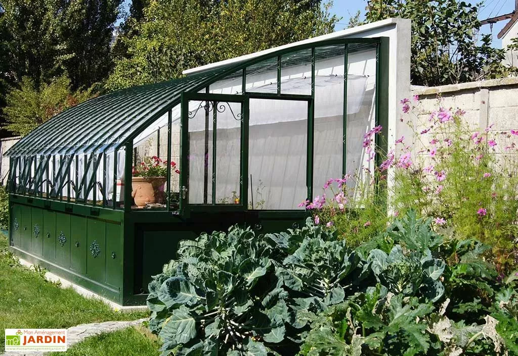 Lams Serre Adossée Ancienne En Aluminium Et Verre Trempé 4mm Chambord 605x280 5 Lams Serre Adossée Ancienne En Aluminium Et Verre Trempé 4mm Chambord 605x280 – Image 3