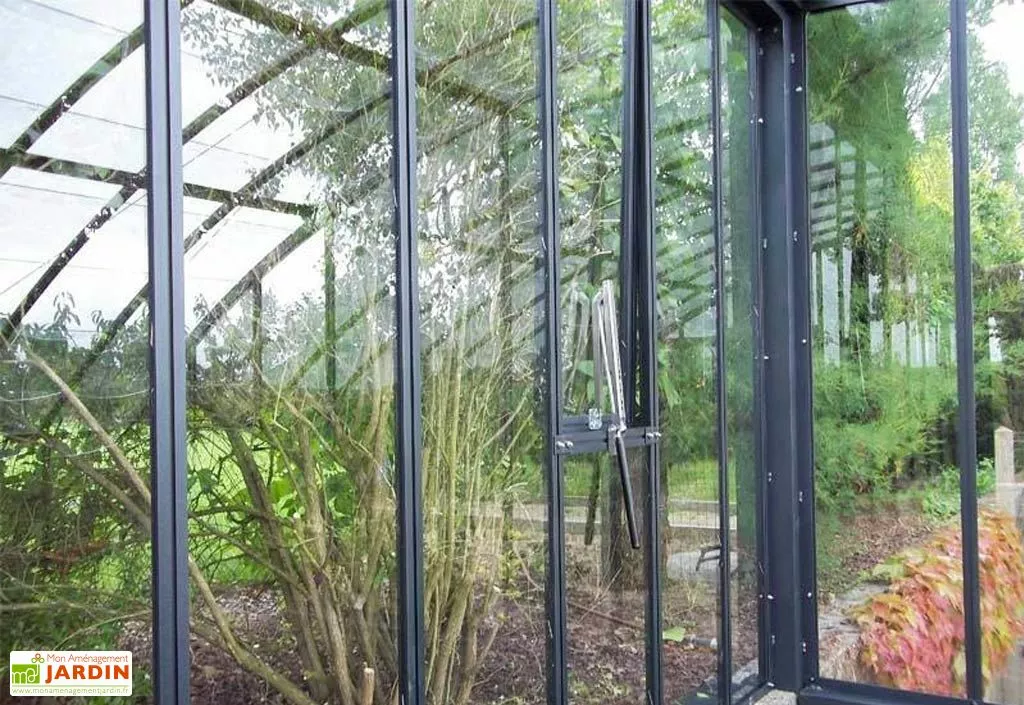 Lams Serre Adossée Ancienne En Aluminium Et Verre Trempé 4mm Versailles 380x280m 6 Lams Serre Adossée Ancienne En Aluminium Et Verre Trempé 4mm Versailles 380x280m – Image 4